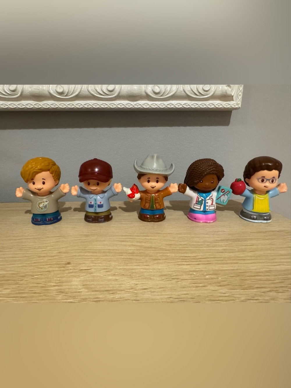 Lot Of 5 Fisher Price Little People Career Replacement Characters